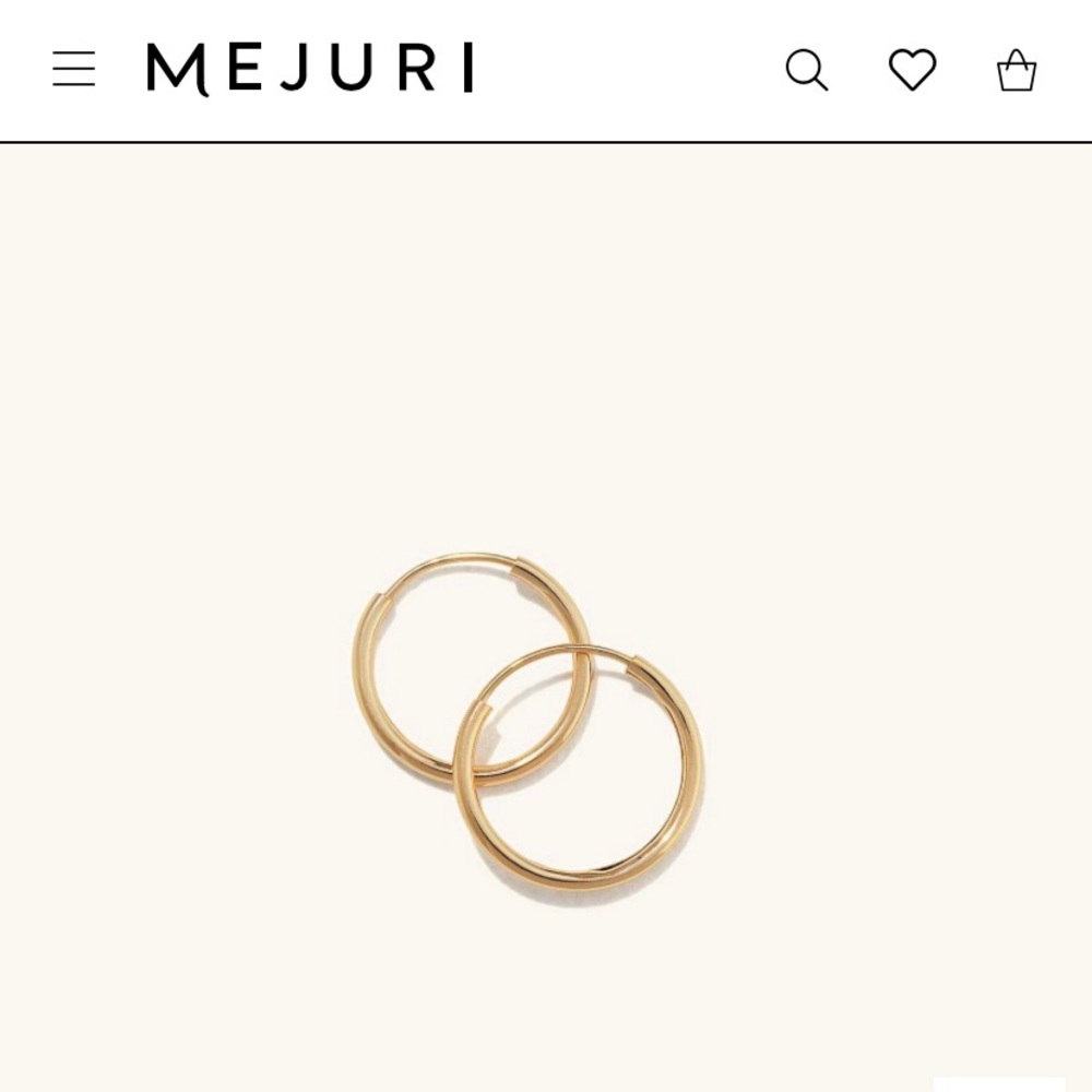 Mejuri Small Hoops
